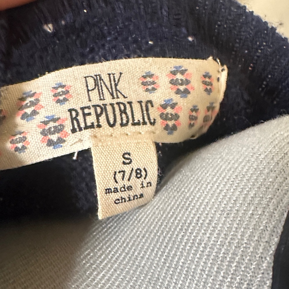Pink Republic Navy Sweater with Colorful Dots - Picture 5 of 5